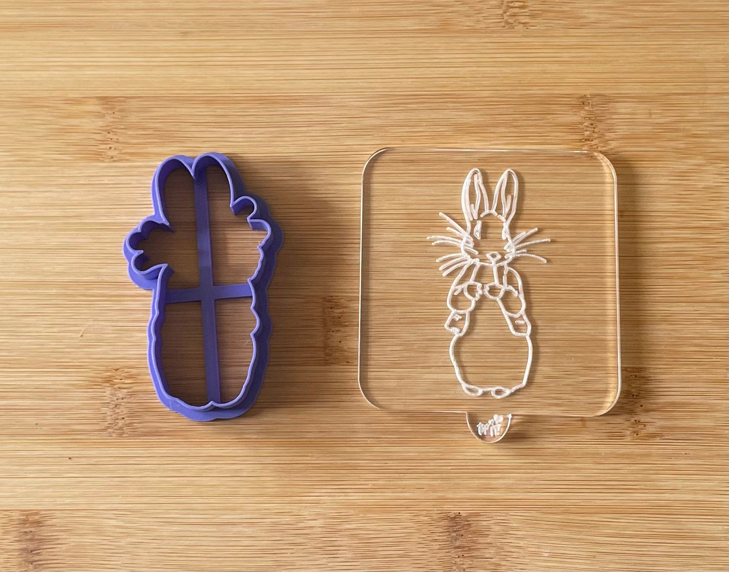 Rabbit and friends Debossers and cookie cutters.