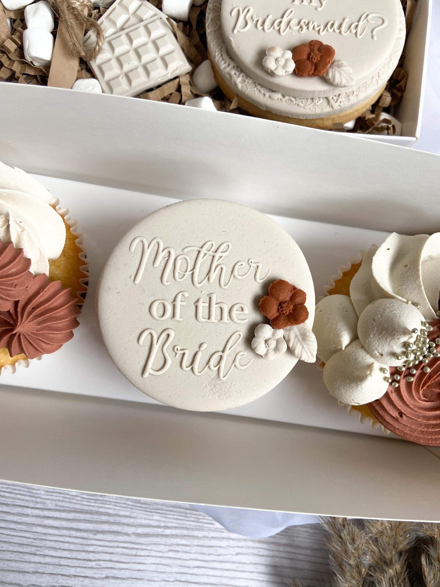 Mother of the bride Debosser. Fondant debosser. Wedding debosser. Wedding favours. Wedding proposal debosser