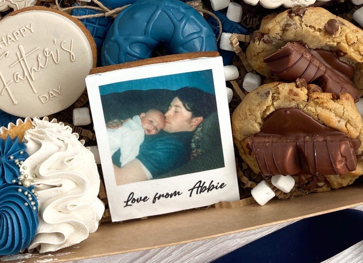 Edible Polaroid photos. Personalised photos. Edible icing photos.