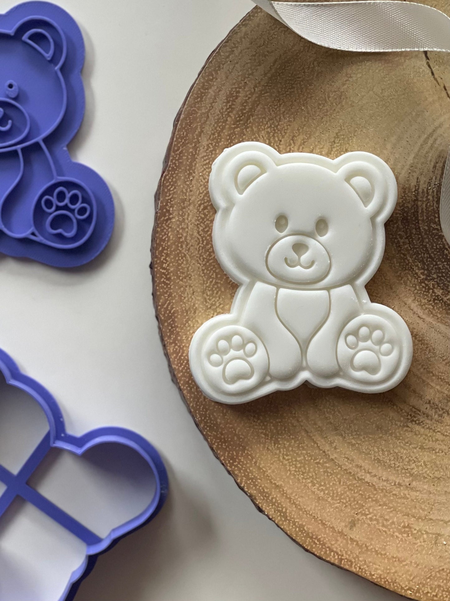 Cute teddy bear stamp and cutter