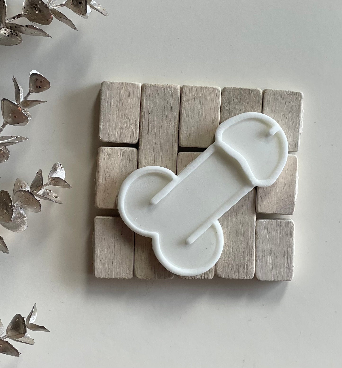 Willy cookie stamp and cutter. Fondant stamp and cutter