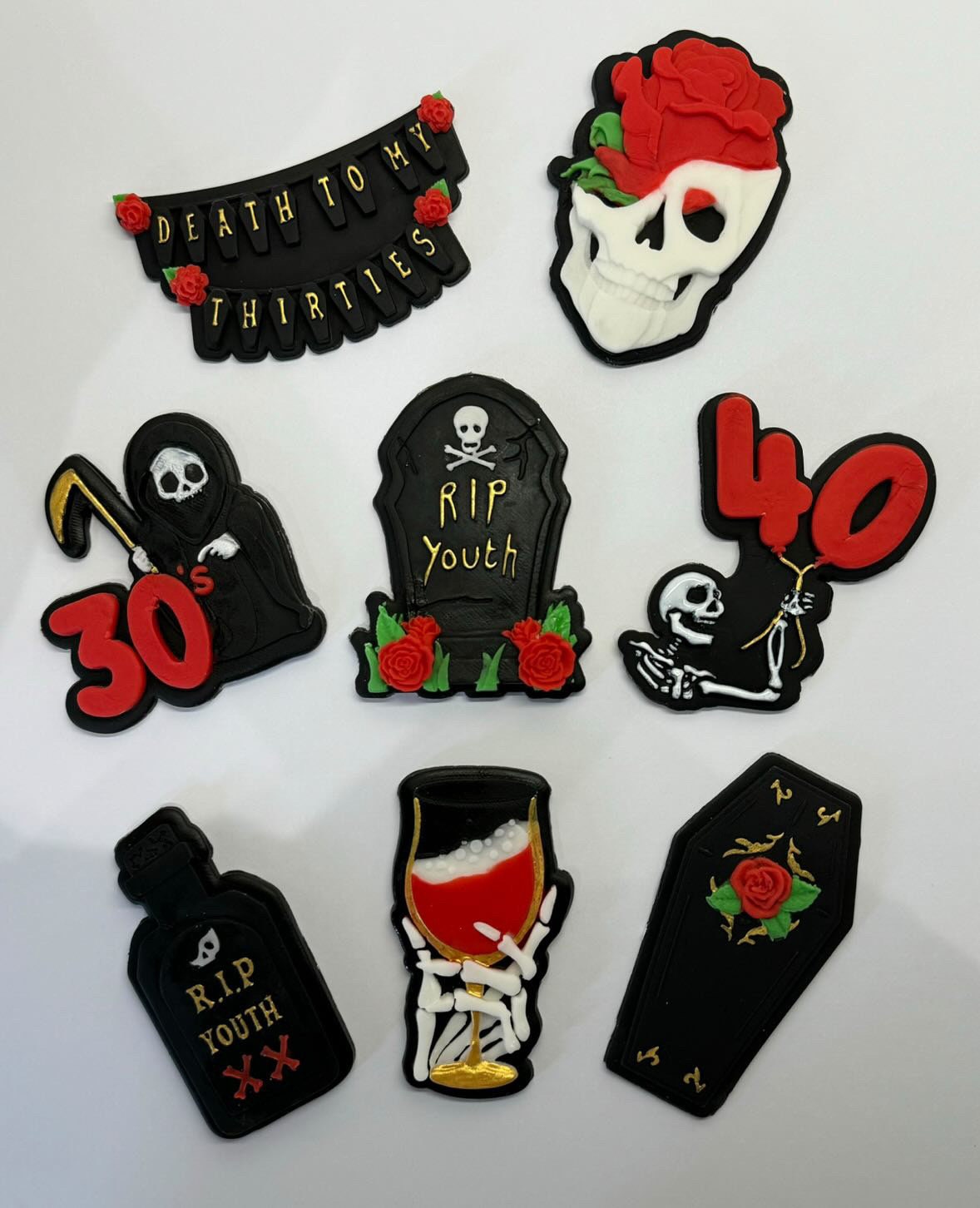 Death To My Twenties/Thirties Banner | Debosser and Cutter Set.